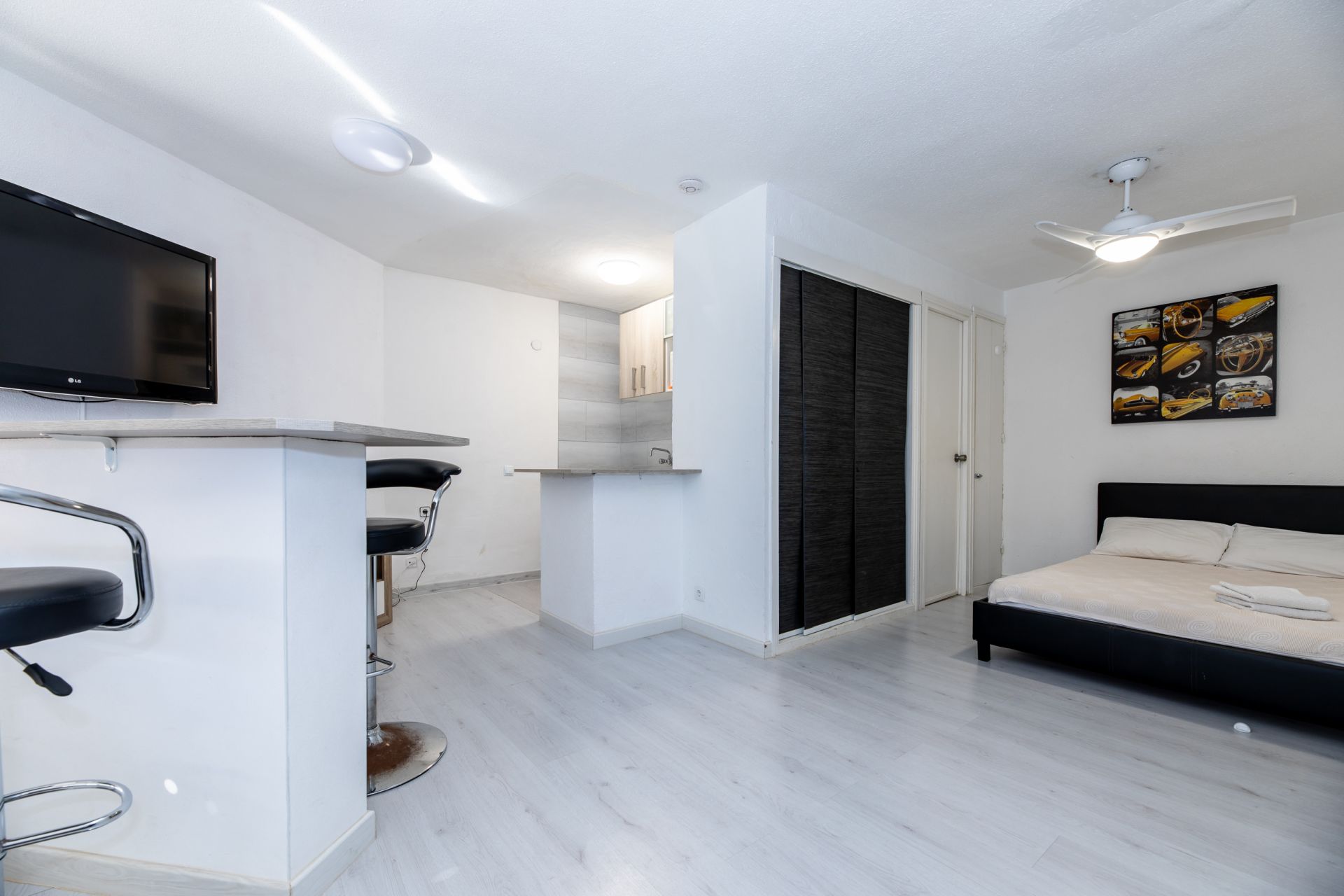 La Manga Compact Studio Living Space Organised Kitchen Modern Ba