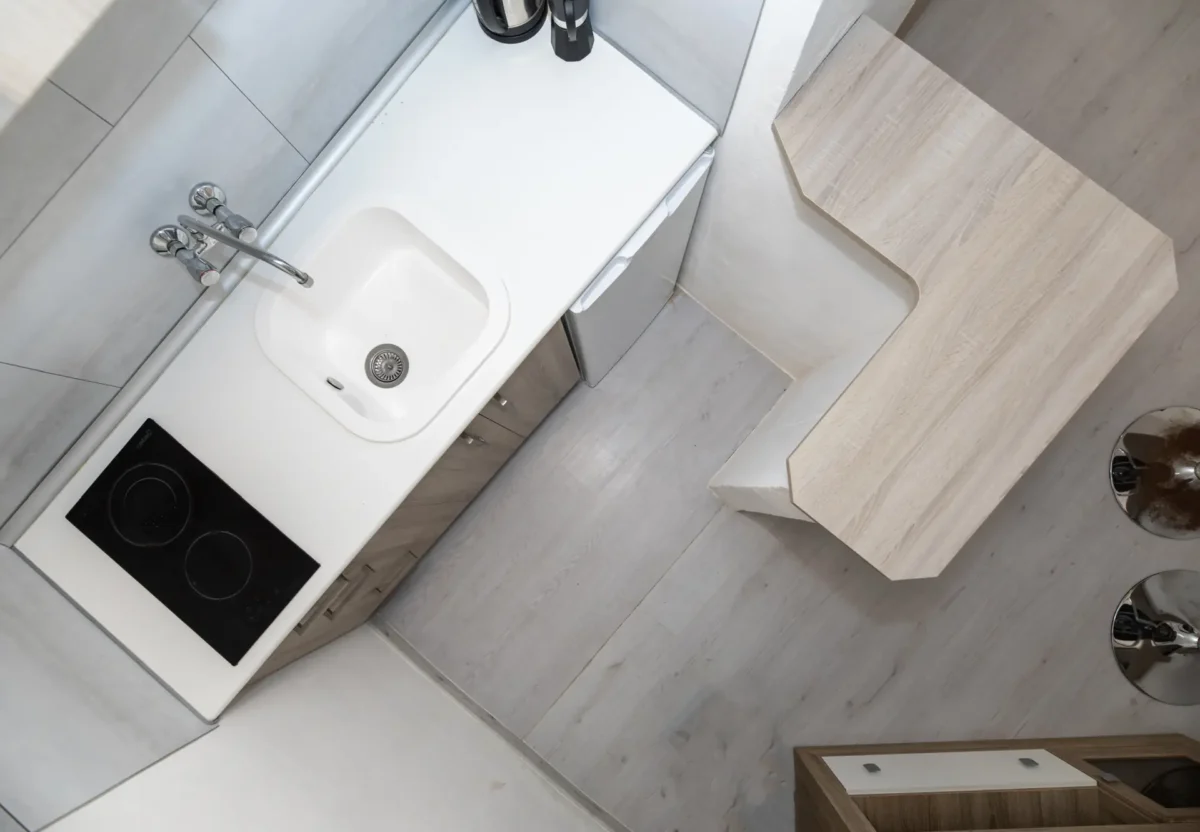 La Manga Well Presented Studio Apartment Tidy Interior Practical Use Of Space Soft Colours Pool Access Affordable Holiday Stay
