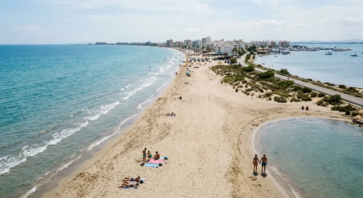 La Manga is long, narrow and not the same all the way through