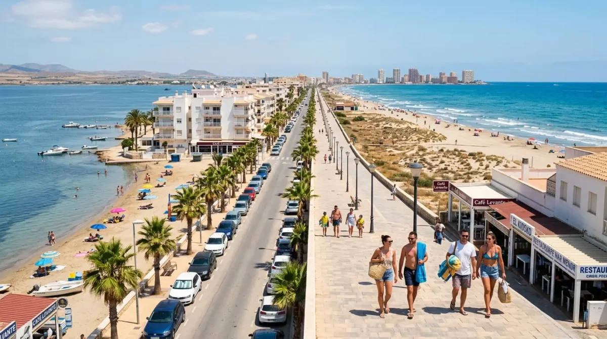 Can you walk most places in La Manga