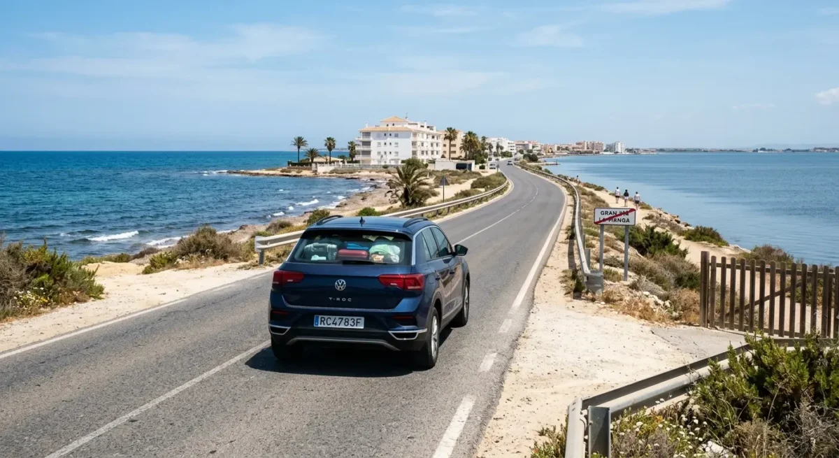 Driving from Alicante to La Manga