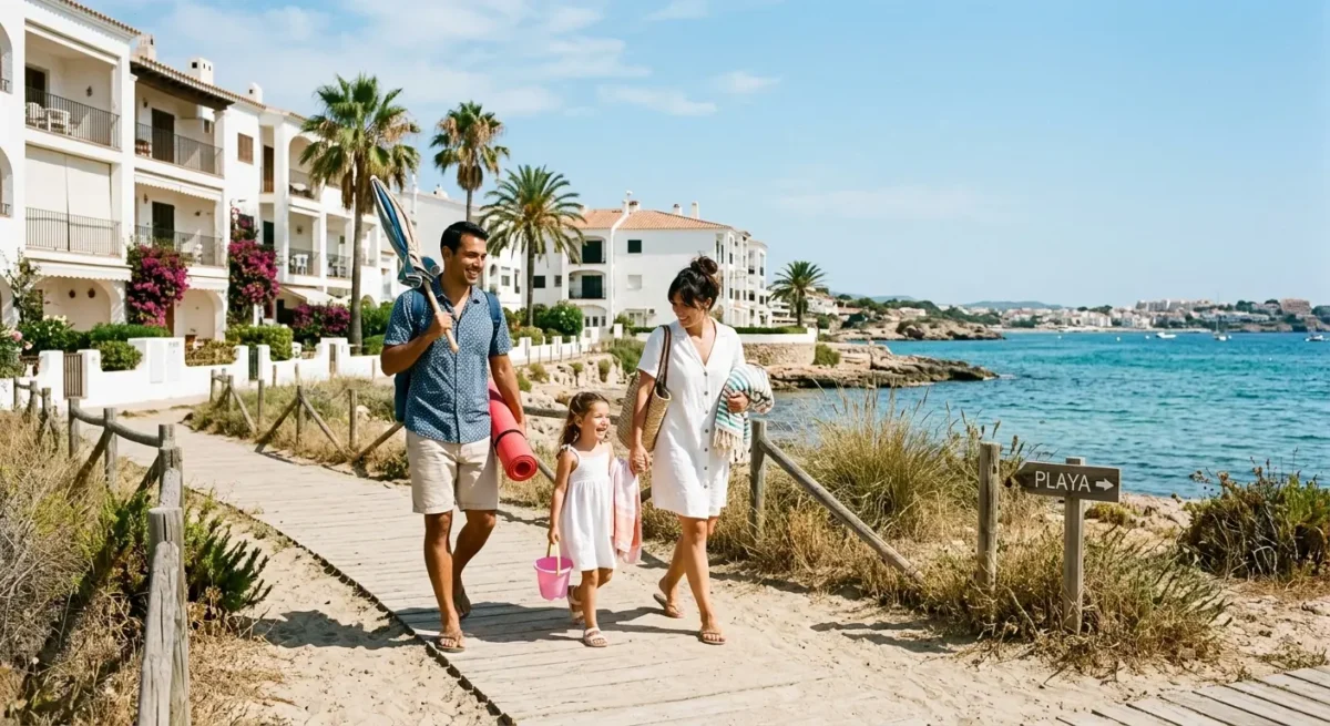 What people usually walk to in La Manga